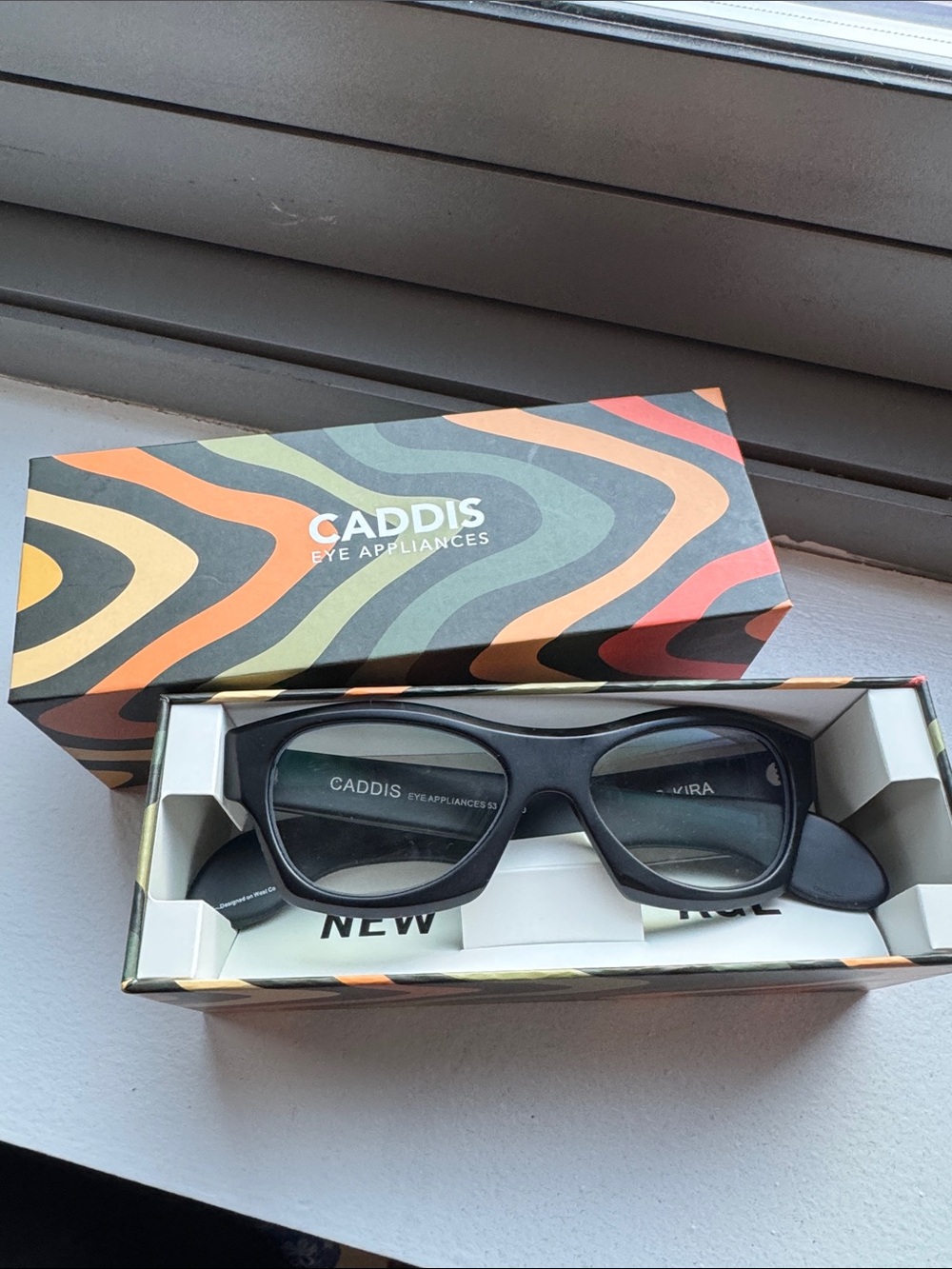 Caddis Black Prescription-Style Eyewear Kira